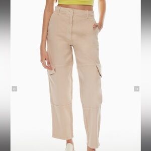 Aritzia Wilfred Free Maeve Cargo Pant Gd Flax Beige
